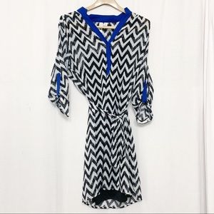 Tacera Chevron Tunic/Dress size M